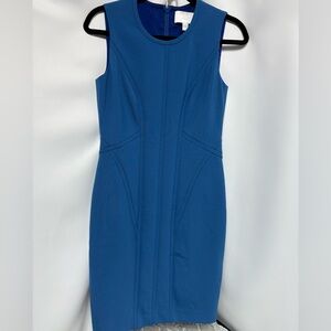 Boss Hugo Boss Sleeveless Cocktail Dress blue size US4